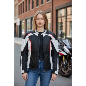 Sedici Federico 2 Mesh Jacket Women's Black White Red